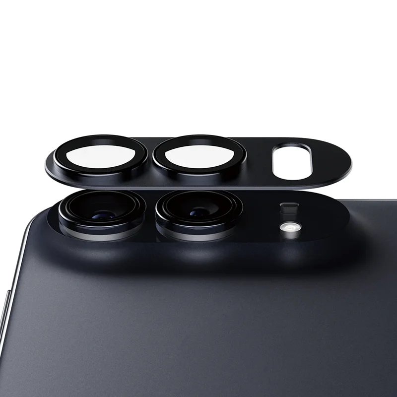 Panzerglass iPhone Duo Fender kameros stikliukas, midnight, 3 nuotrauka